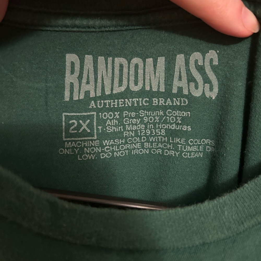 Green Graphic T-Shirt with Alaska Fattie Print - Picture 5 of 5